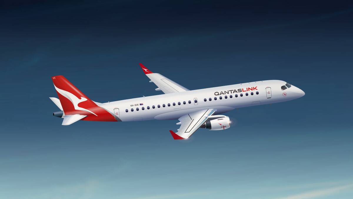 AIR: The Alliance QantasLink Embraer 190 will conduct three flights per week between Newcastle and Adelaide from March next year.