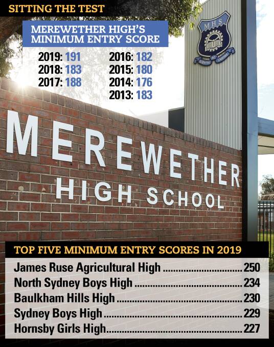 Pens down: NSW has the largest number of selective schools in the country. Critics say they segregate the school system. Picture: Marina Neil