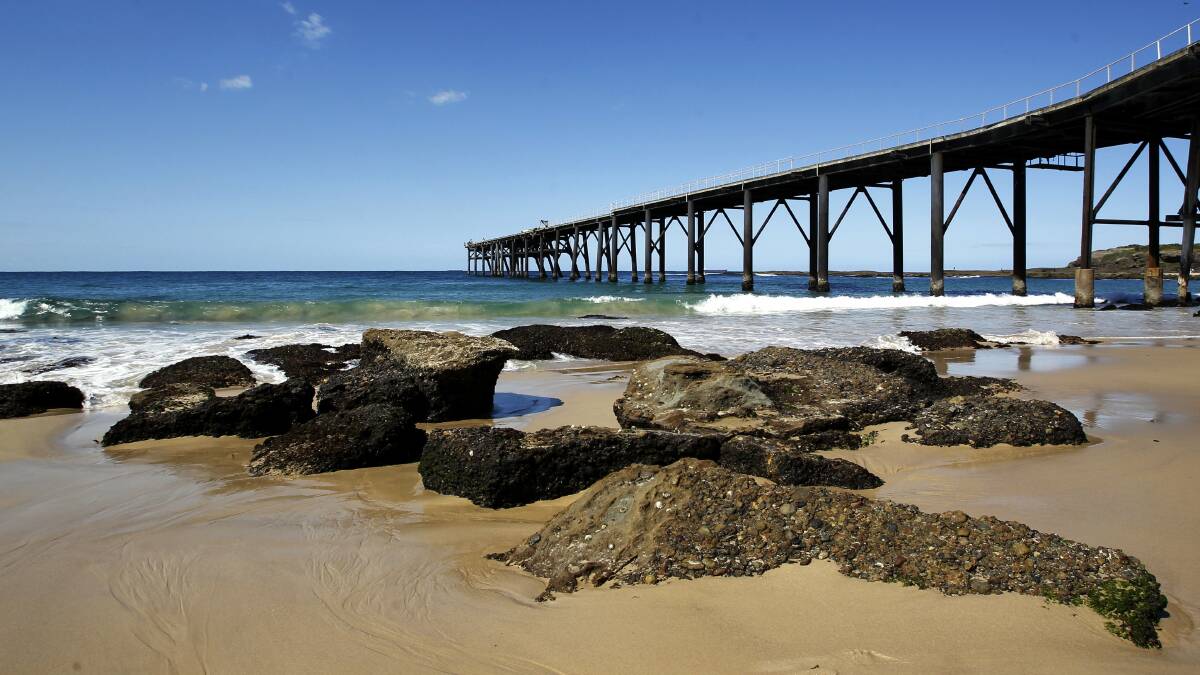 PIER PLANS: Lake Macquarie councillor John Gilbert wants the council to take control of the Catherine Hill Bay jetty, a move supported by the town's residents.