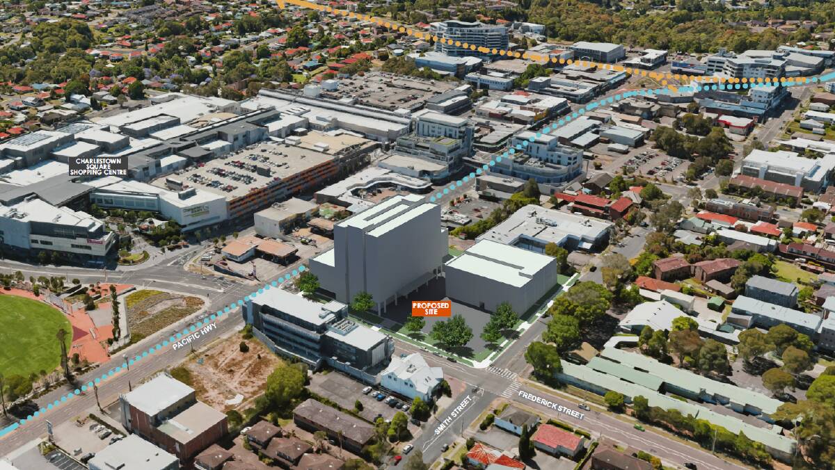 PLANS: An artist's impression of the proposed hospital complex in Charlestown.