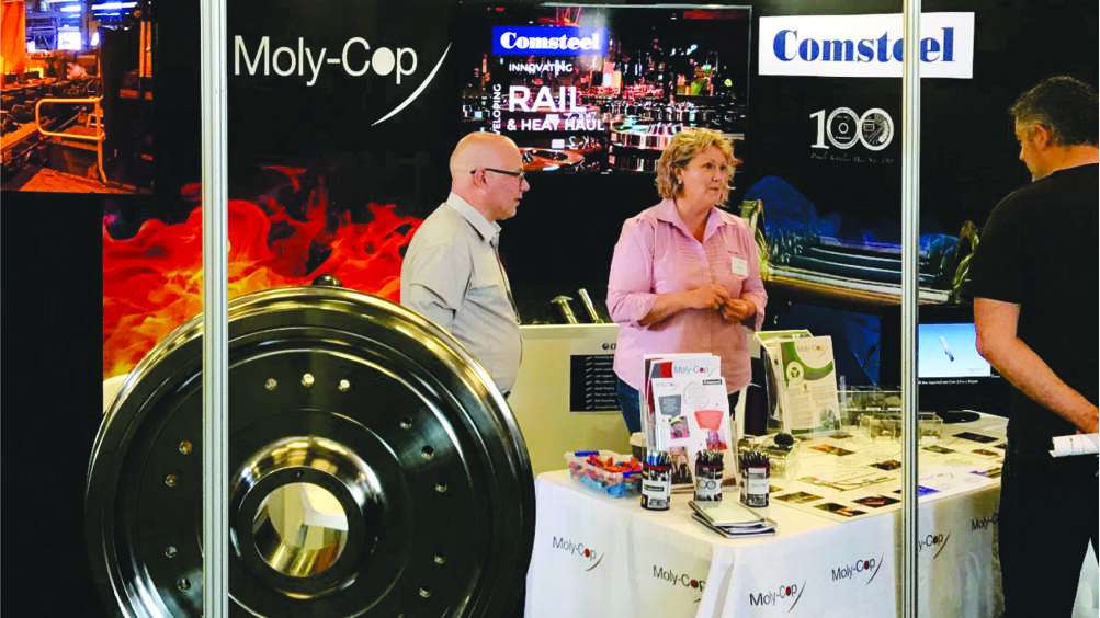 LEADER IN ITS FIELD: Moly-Cop stand at the Hunter Makers and Technology Festival. Innovation is the key to keeping ahead of the game in quality and reliability.