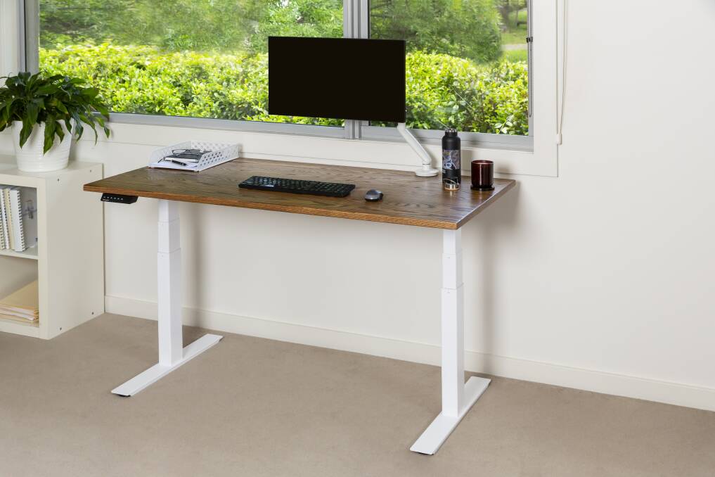 American Oak standing desk from UpDown (picture supplied).