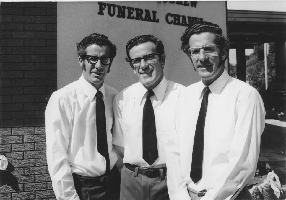 BROTHERS: Neil, Allan and David Pettigrew's partnership started the journey.