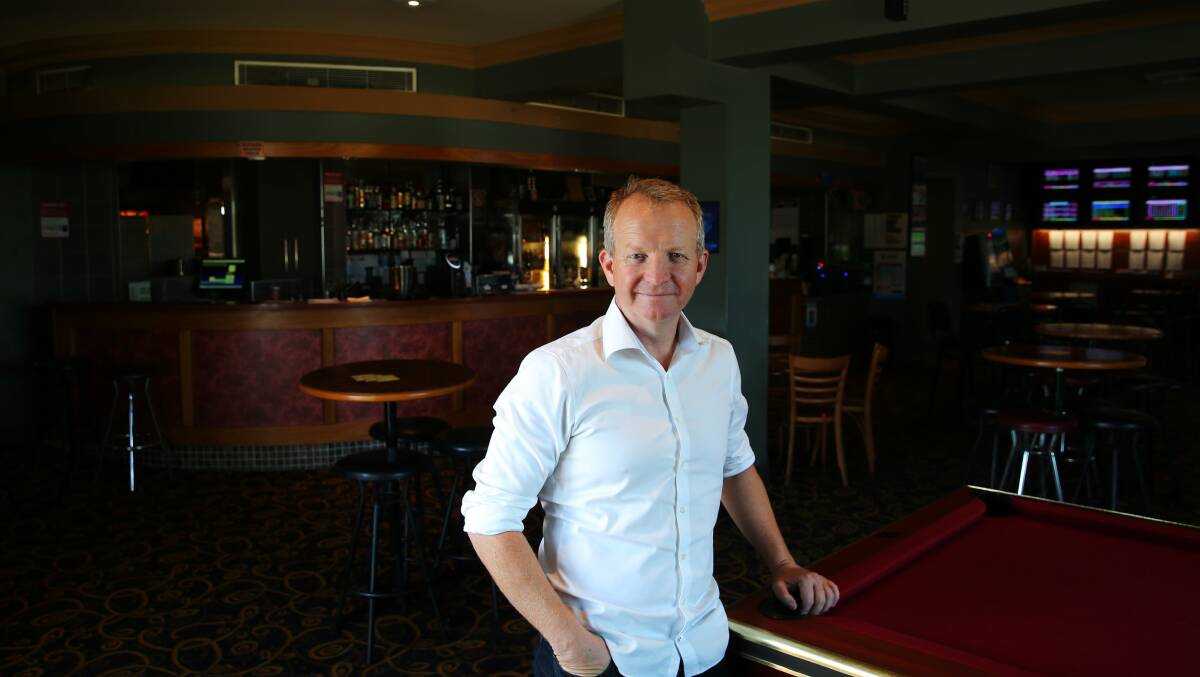HOSPITABLE: Steve Hunt at The Rutherford Hotel.