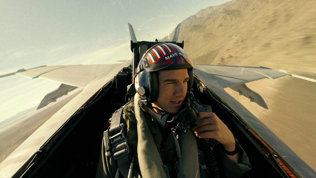 Fans flocked to the cinema to see Tom Cruise in Top Gun Maverick. Picture supplied by Paramount Pictures