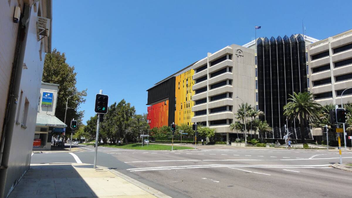 DRIVEN: Lake Macquarie businessman Darren Nicholson is behind plans for a $14 million overhaul of the building, so it changes colour depending on the side of approach. 