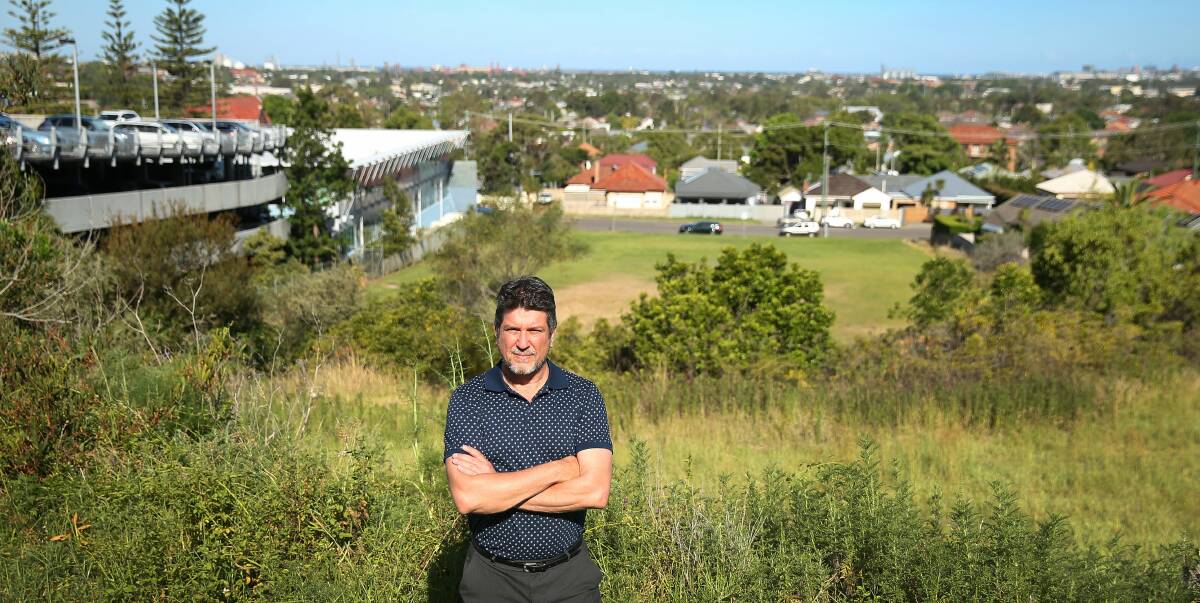 DISAPPOINTED: Greens councillor Michael Obsorne says the community should have been consulted about what it wanted for Wrightson Reserve, before council voted to start a process to rezone the land. Picture: Marina Neil