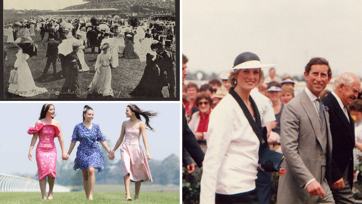 From Diana to Jean Shrimpton: How Melbourne Cup fashions have evolved with the ages