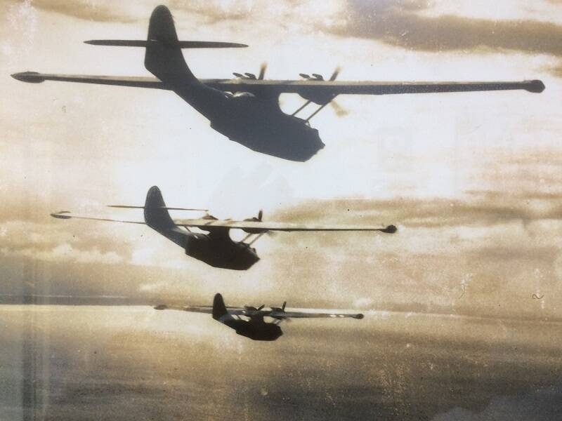 FORMATION: Three Cats on an exercise from Rathmines RAAF base in 1943.