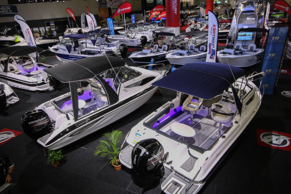 IT'S BACK: The Sydney boat show exhibition halls will showcase some of the latest and greatest fishing boats.