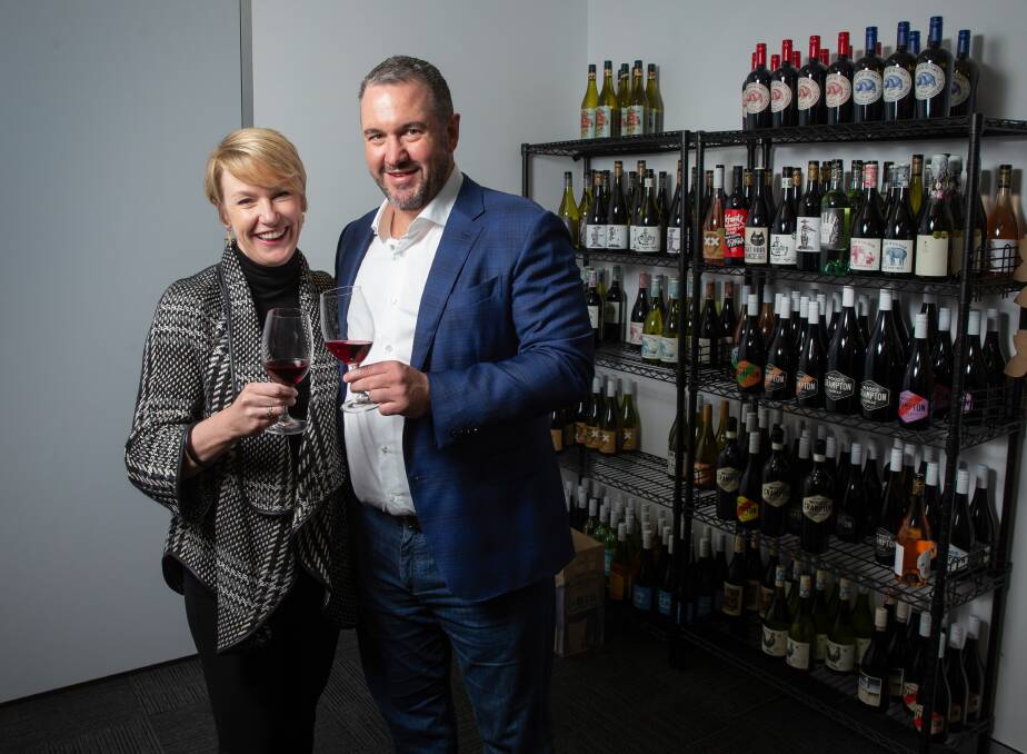 SUCCESS: Frances and Nicholas Crampton's wine sales have grown to 650,000 dozen cases. Picture: Marina Neil