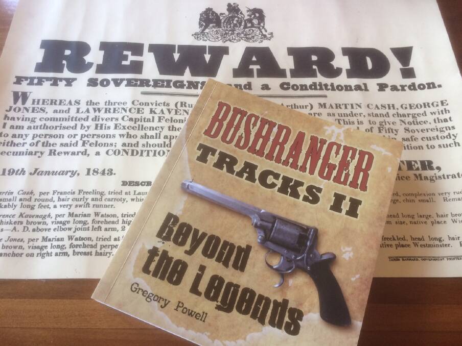 WILD TIMES: Powell says Bushranger Tracks II is just as much about the "bravery and commitment of colonial police" as the outlaws and their exploits.