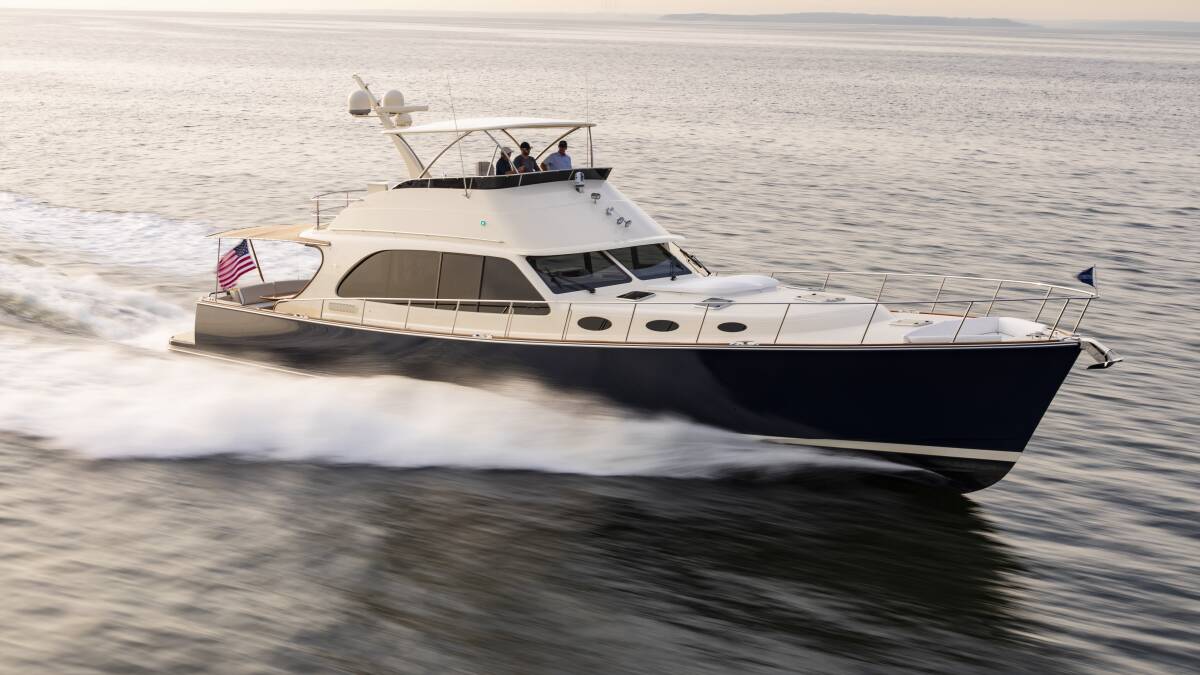 CRUISE IN STYLE: The Palm Beach 70 will debut in Fort Lauderdale at the end of the month.