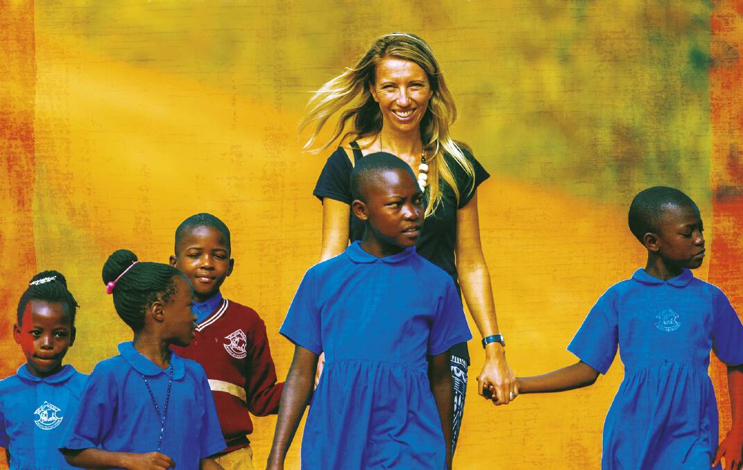 WORLDS APART: Author Emma Outteridge has transitioned from the jet-setting world of international sailing to a Ugandan school.