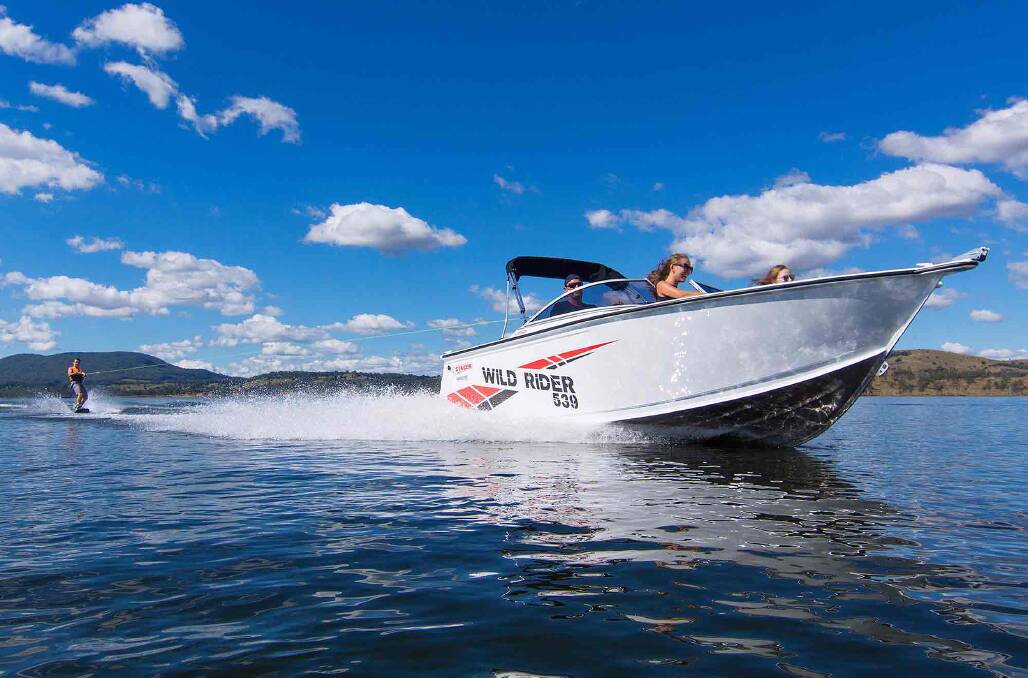 ENTRY LEVEL: Boats such as this Stacer have been snapped up by first-time buyers. However, it's crucial that the boat and all passengers are fully prepared for changeable conditions and dire situations.