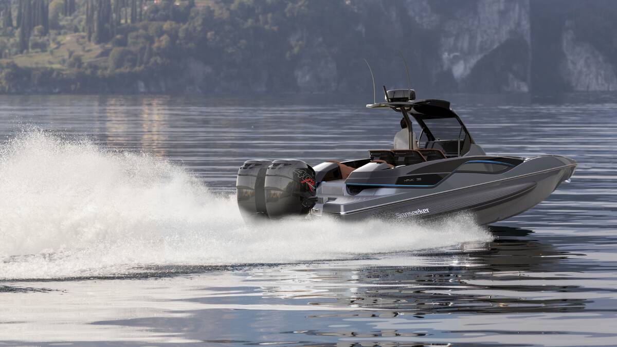 SLIPSTREAM: Sunseeker's high-performance day boat, the Hawk 38, will be capable of 62 knots.