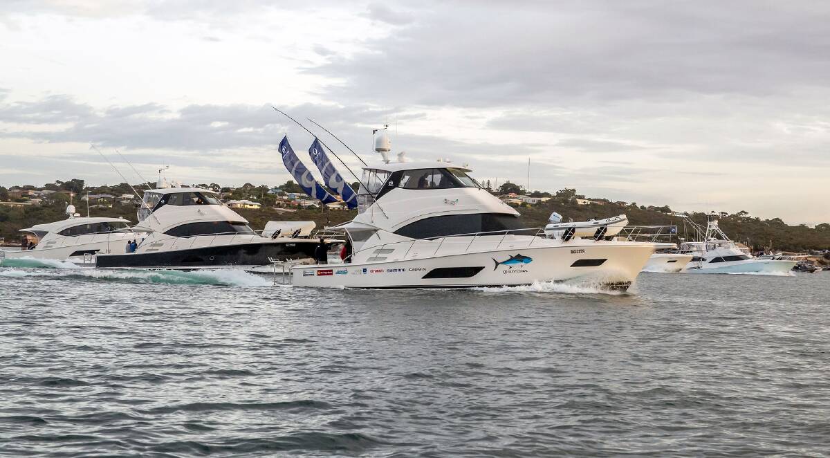 FULL THROTTLE: The chase begins for the 2020 Riviera Port Lincoln Tuna Classic.