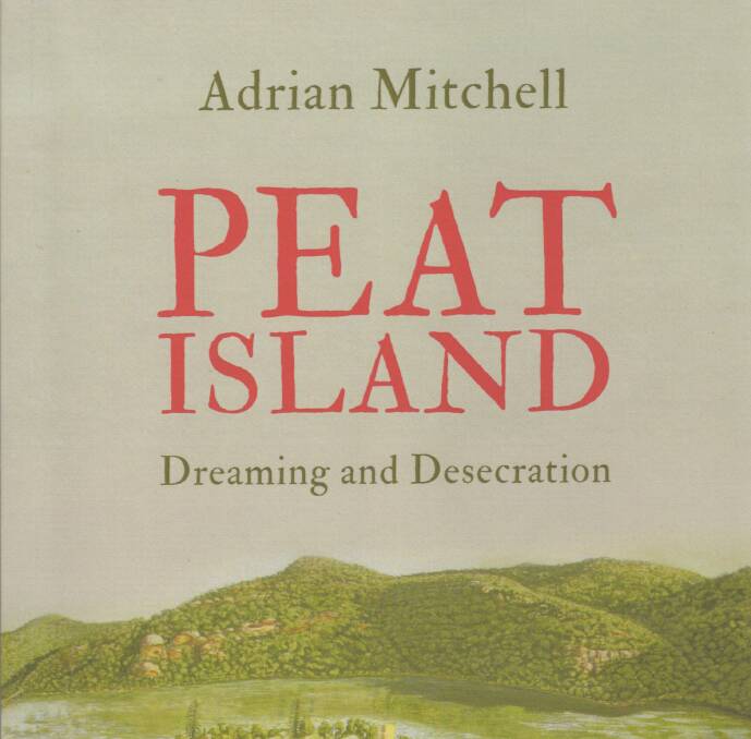 Under scrutiny: The cover of the new book on 'secretive' Peat Island.