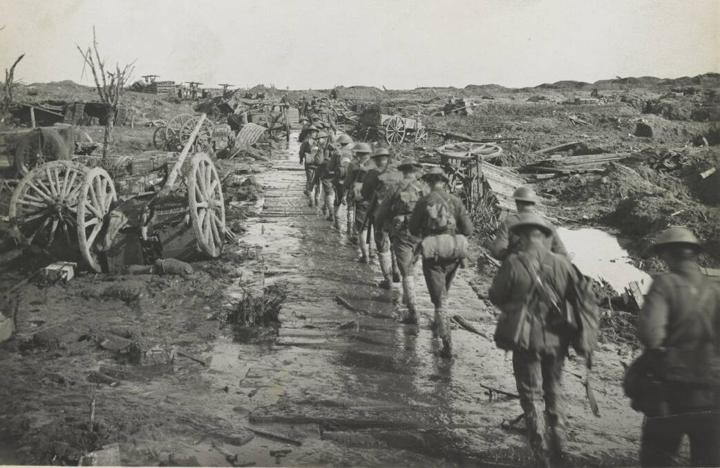HORRIFIC: The Australian official photographers were the only ones who could properly convey the desolation caused by the war. Photo: Courtesy of Juan Mahony