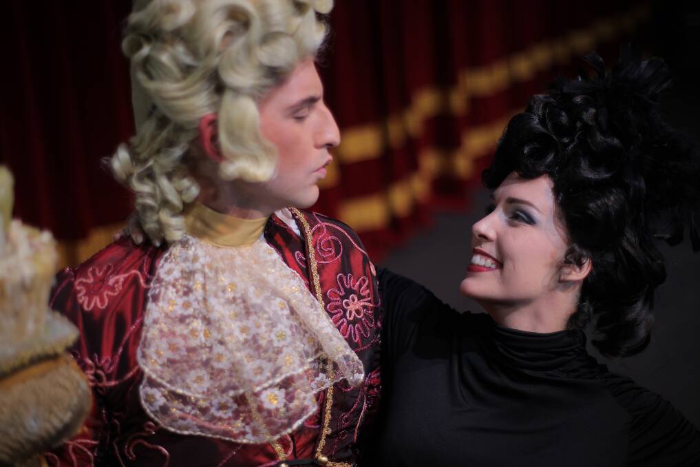 TIMELESS: Tyran Stig, as Lumiere, and Bec Kynaston, as Babette, in Metropolitan Players' Beauty and the Beast, which will be performed at Civic Theatre in August.