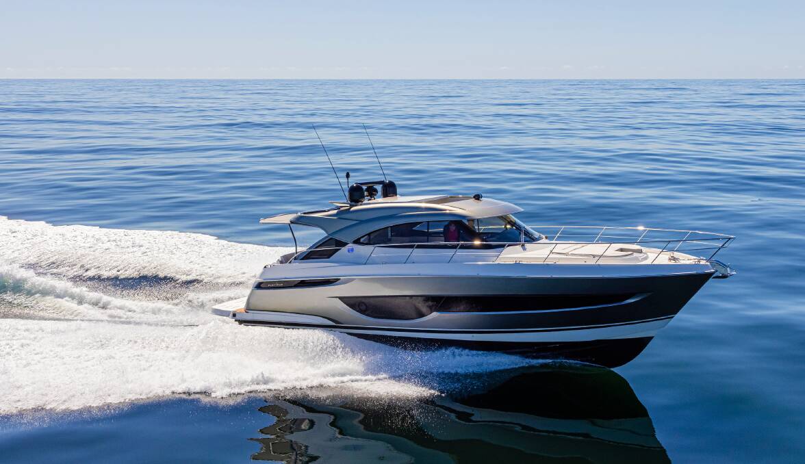 UPGRADED: Riviera's 4600 Sport Yacht has received the platinum treatment.