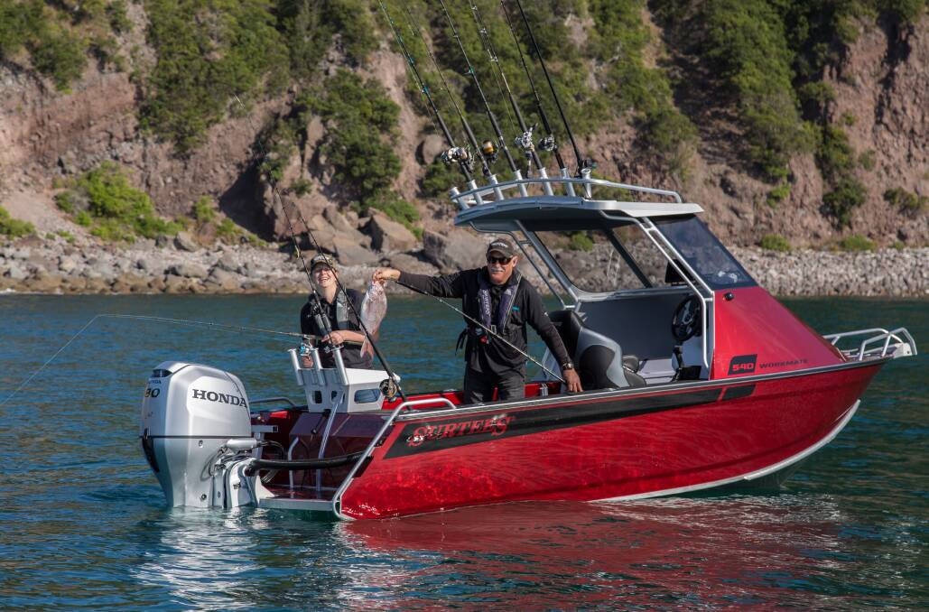 WORK HORSE: Surtees latest offering, the 540 Workmate Hardtop, gets fisherman on the water for less.