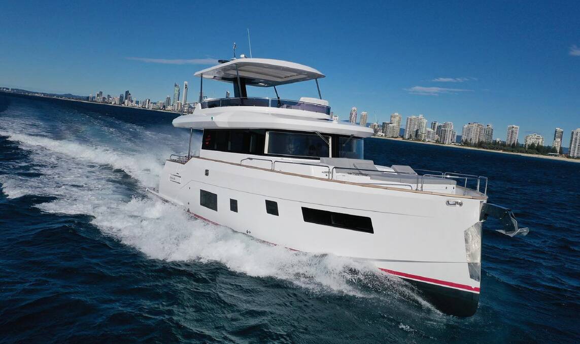 SUPREME: Penned by naval architect German Frers, the Sirena 58 has avant-garde styling and exceptional performance.