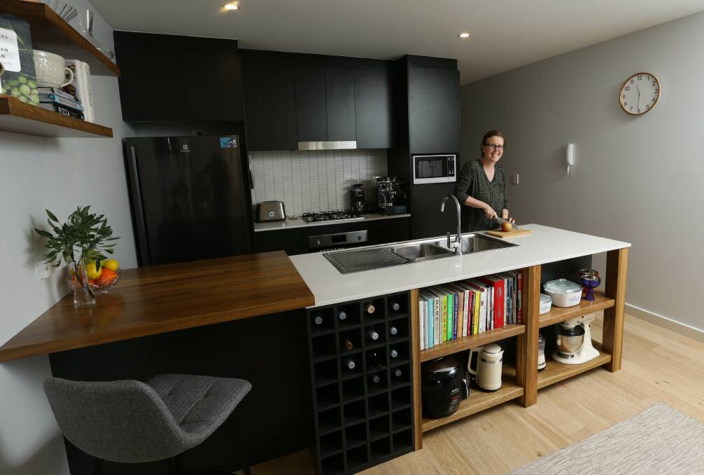 Kitchen refresh creates storage and workspace.