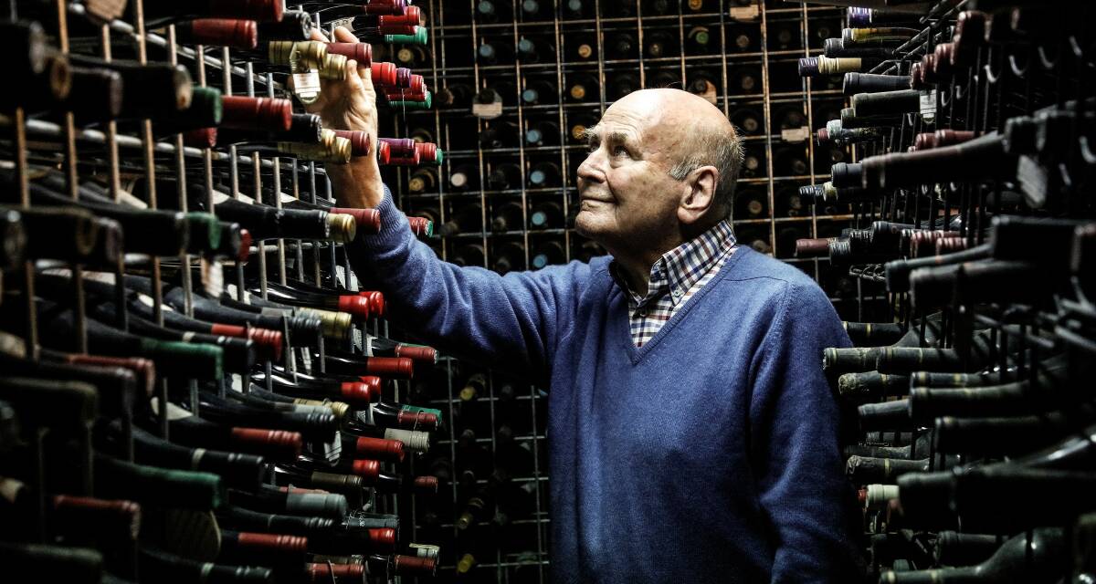 RARE COLLECTION: James Halliday says he has a special place in his heart for the Hunter. An online auction of his collection, built over 60 years, will offer 574 wines from the region.
