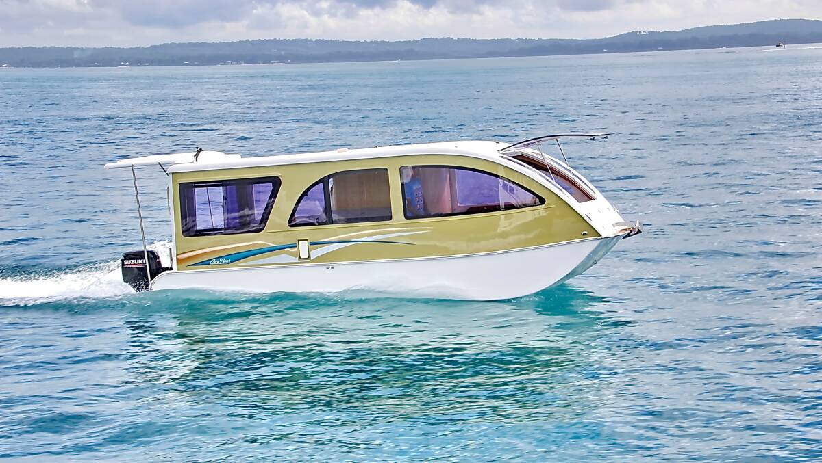 WIN-WIN: The Caraboat is the ultimate combination of comfort and practicality for family holidays.
