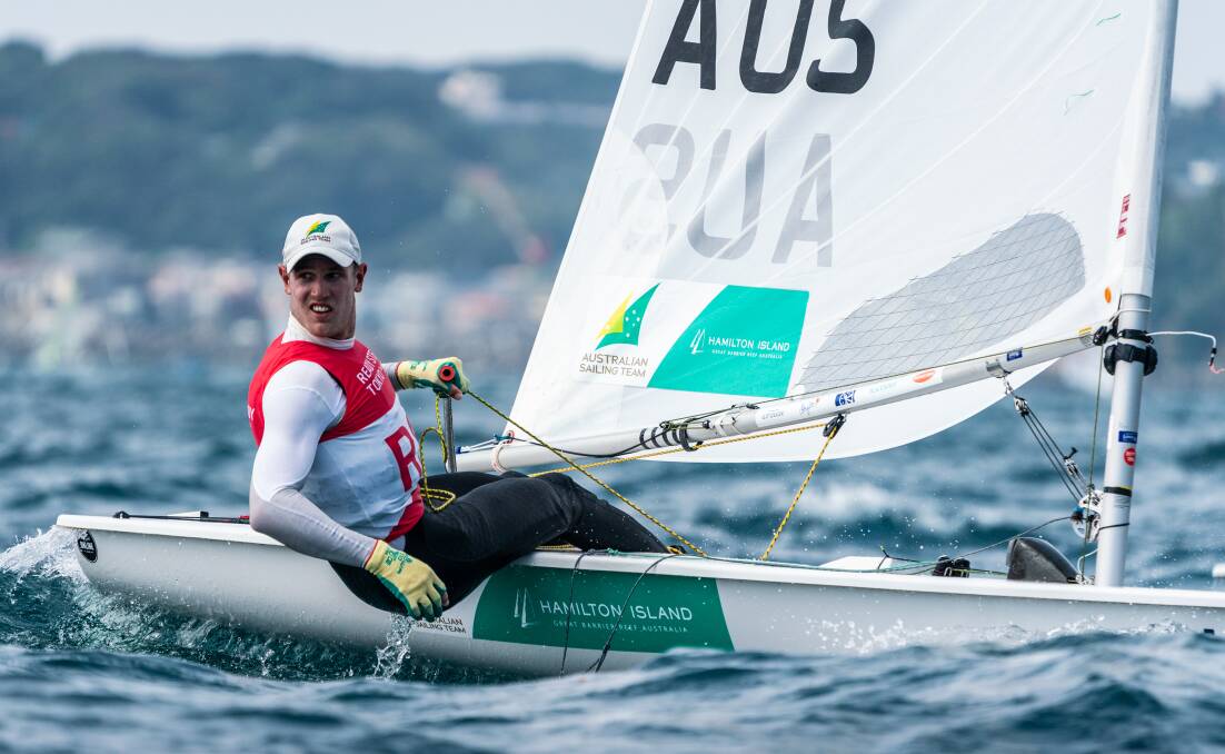 RELOAD: Laser sailor Matt Wearn now has his sights set on the Olympics in July, 2021.