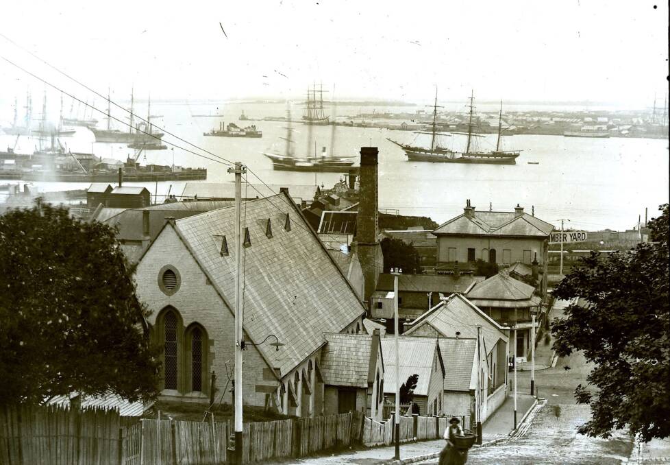 Turn back time: Newcastle Harbour, circa 1870, as seen from Brown Street, The Hill. Picture: Newcastle University Cultural Collections