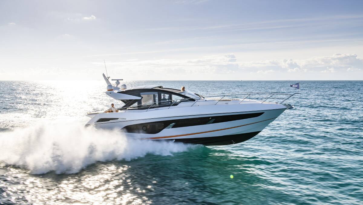 ON THE LOOSE: Sunseeker's Predator 60 EVO showcases the company's new design style. 