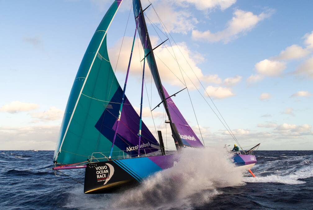 SMASHING PROPOSITION: Volvo 65 AkzoNobel, which broke the 600 nautical mile barrier in the latest Volvo Ocean Race, could potentially come to Newcastle in 2021.