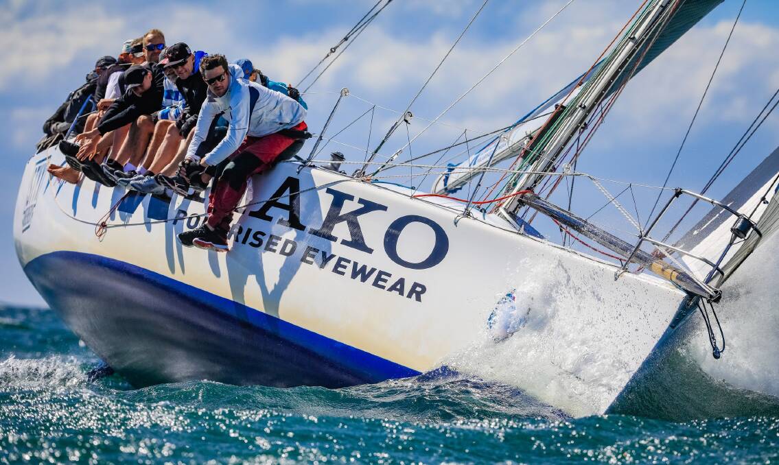 YOUNG AT HEART: Mako is helping young sailors from Newcastle Cruising Yacht Club to gain offshore experience. Photo: Salty Dingo.