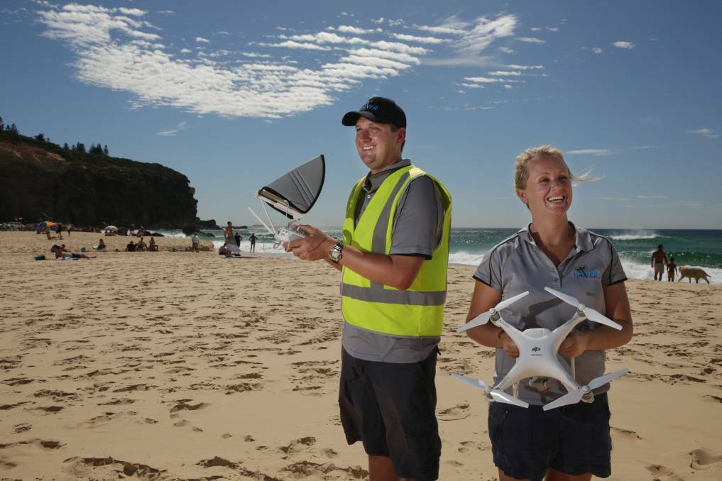 EXPERIENCE: Mark and Jackie Dujmovic from Hover UAV on Redhead beach 