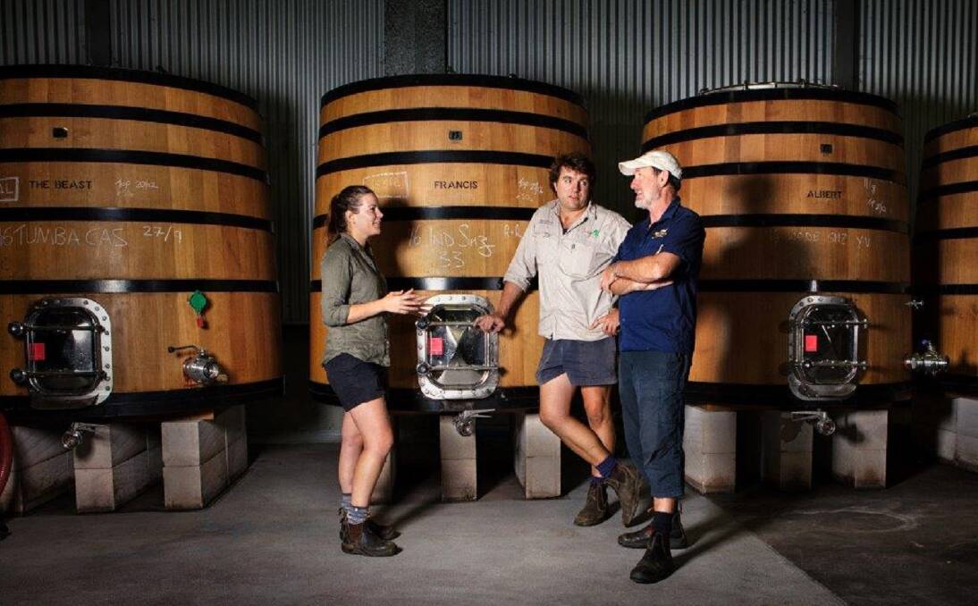 OTHER SOURCES: Bushfire smoke taint wrote off the Eastern Seaboard 2020 grape crush for the Brokenwood winemaking team, Kate Sturgess, Stuart Hordern and Iain Riggs.