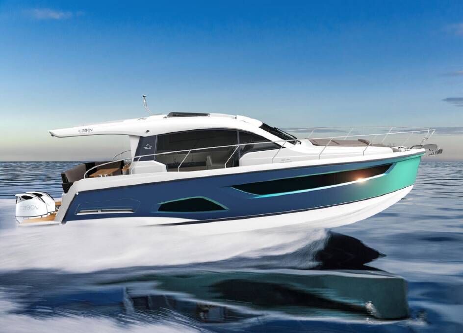SEIZE THE DAY: Hanse Yachts have introduced the Sealine C390V. It has outstanding acceleration with two stern-mounted 350 hp motors.