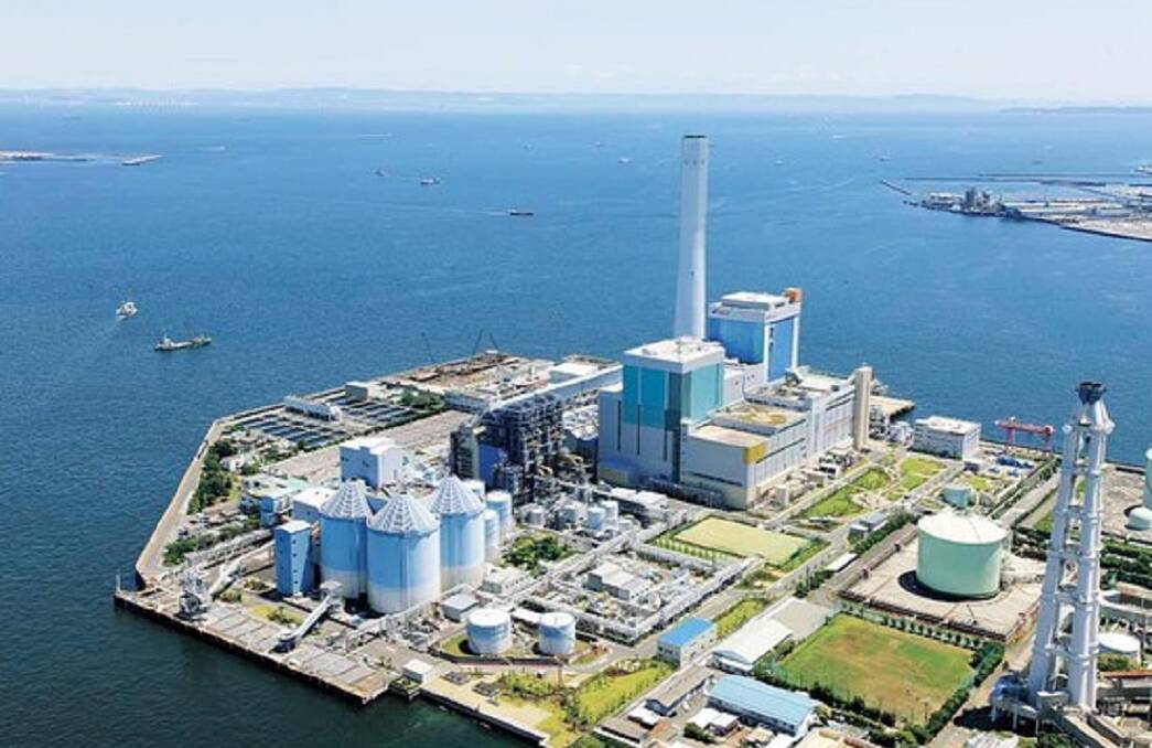 JAPANESE EXAMPLE: Yokohama's high efficiency low emissions (HELE) clean coal-fired power station.  