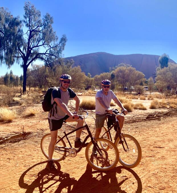 Easy ride: There's an 11km bike circuit around Uluru. 
