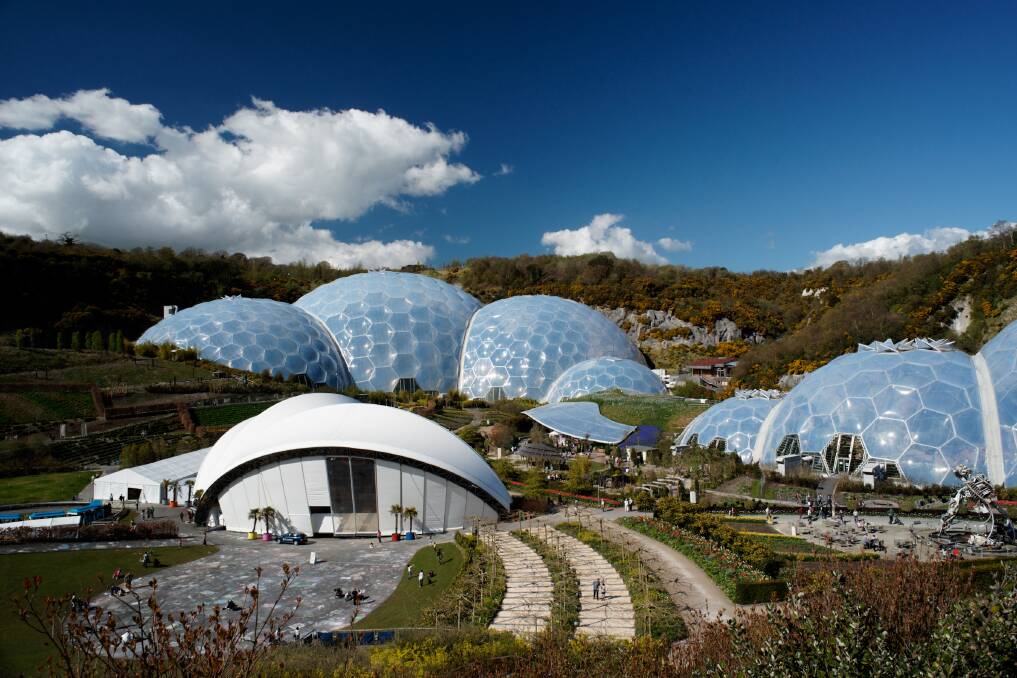 The Eden Project in Cornwall.