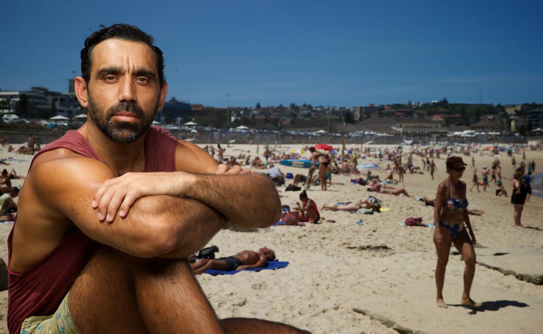 LEGEND: Aboriginal AFL player and anti-racism campaigner Adam Goodes was  named Australian of the Year in 2014. Picture: Wolter Peeters
