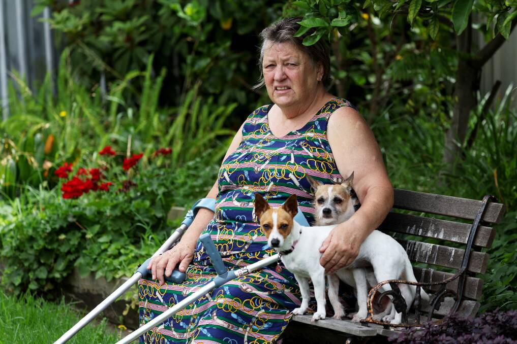 Kathleen Parsons is living with terrible pain, while waiting for hip replacement surgery. Picture by Peter Lorimer 