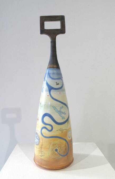 Sue Stewart's ceramic Nod to Ned.