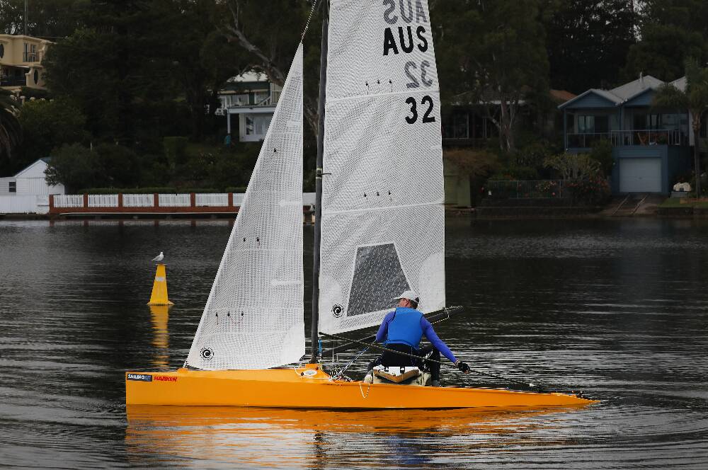 FAST AND CURIOUS: The International Canoe is an iconic high-performance dinghy.