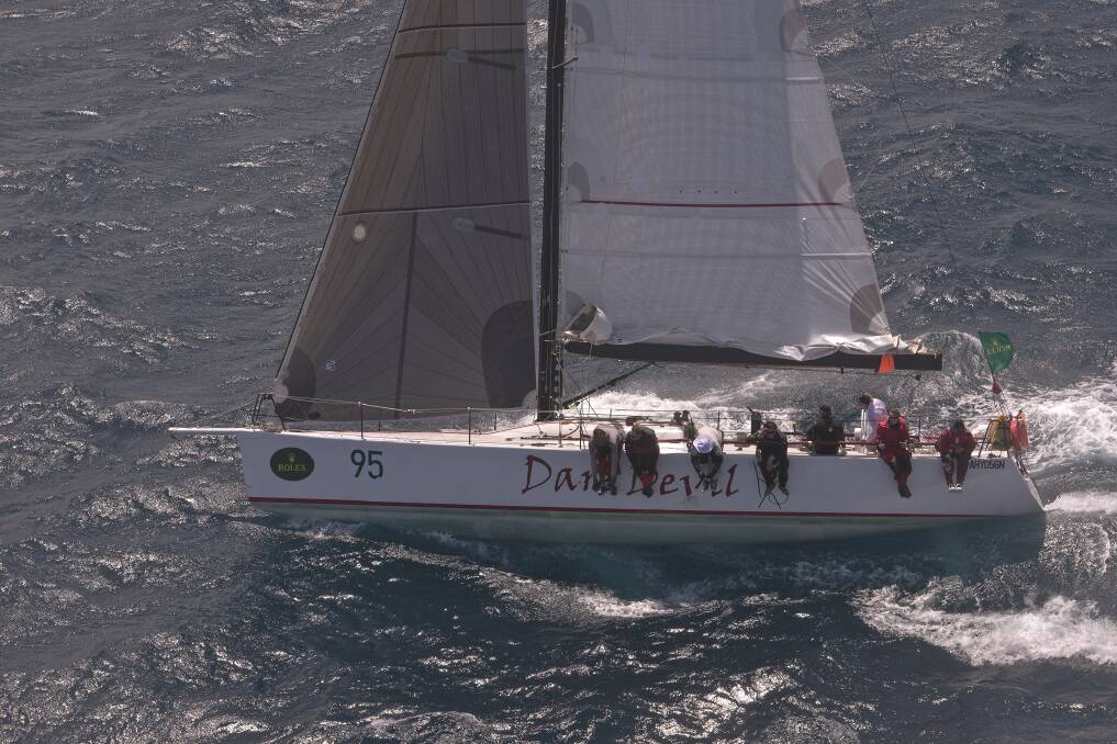 TESTING THE WATERS: Sibby Ilzhofer, and her crew on Dare Devil, will compete in the Cabbage Tree Island Race.