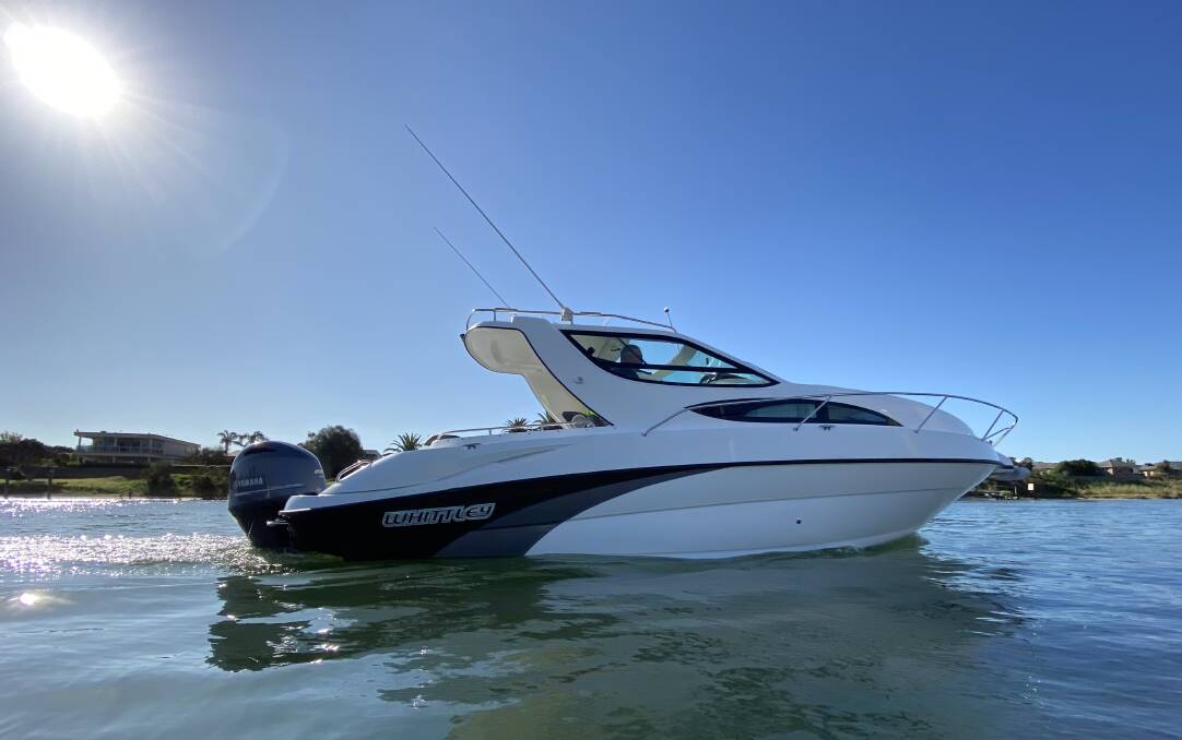 MORE POWER: Putting the new Whittley CR 2600 outboard to the test.