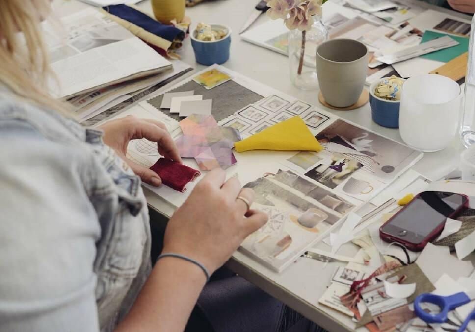 HANDS ON: Craft is held at Mayfield Senior Citizens on Thursday.