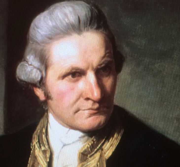 Pioneer: Captain James Cook ventured into the unknown in 1770.