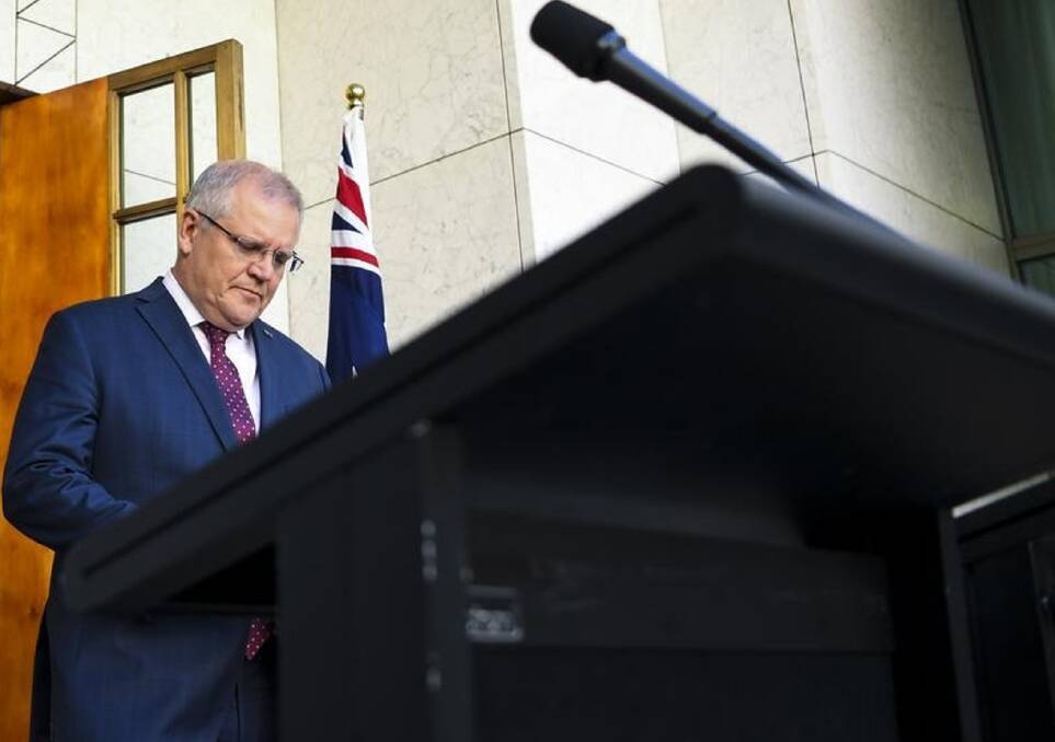 MEASURES: The Prime Minister sets out the targets of the government's $300 billion stimulus package in Canberra this week.